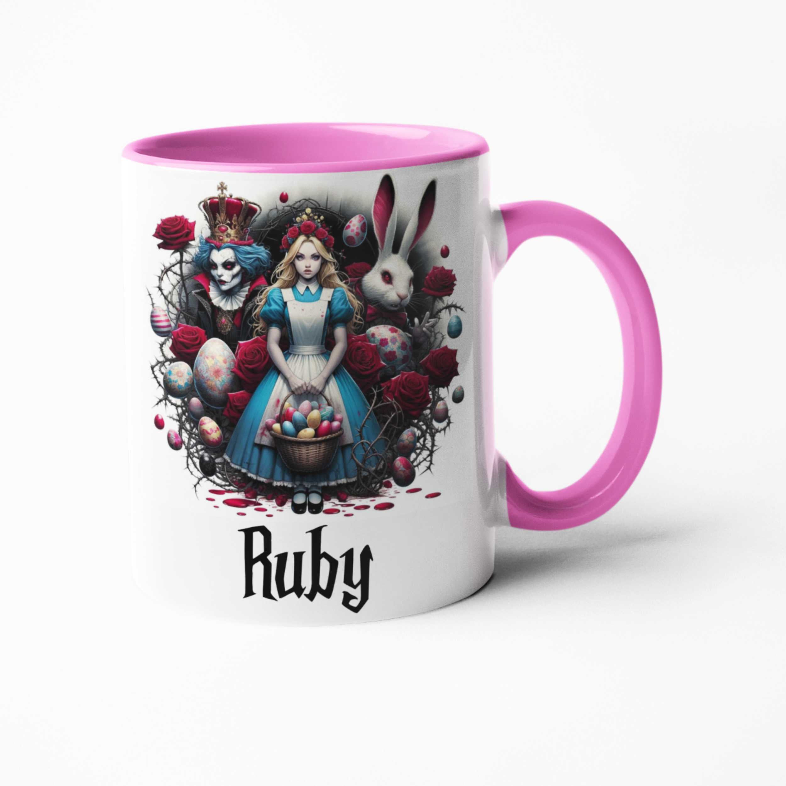 Easter Gifts | for Adults | for teens | Alice's Adventures in Wonderland | Big Coffee Mugs | Gothic Gifts | Roses and Thorns | Alternative Gifts