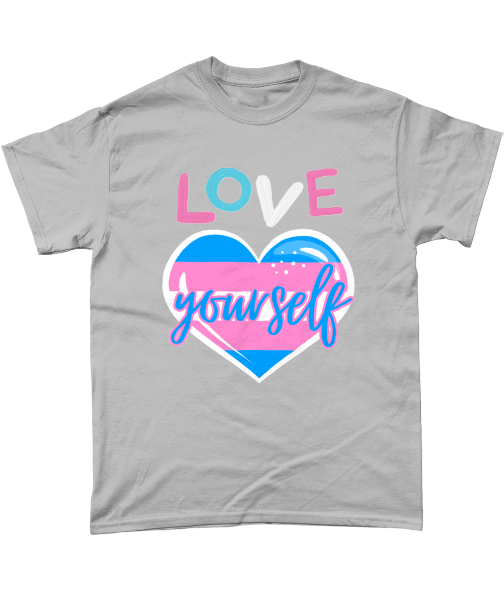 Love yourself trans pride LGBTQIA T-shirt