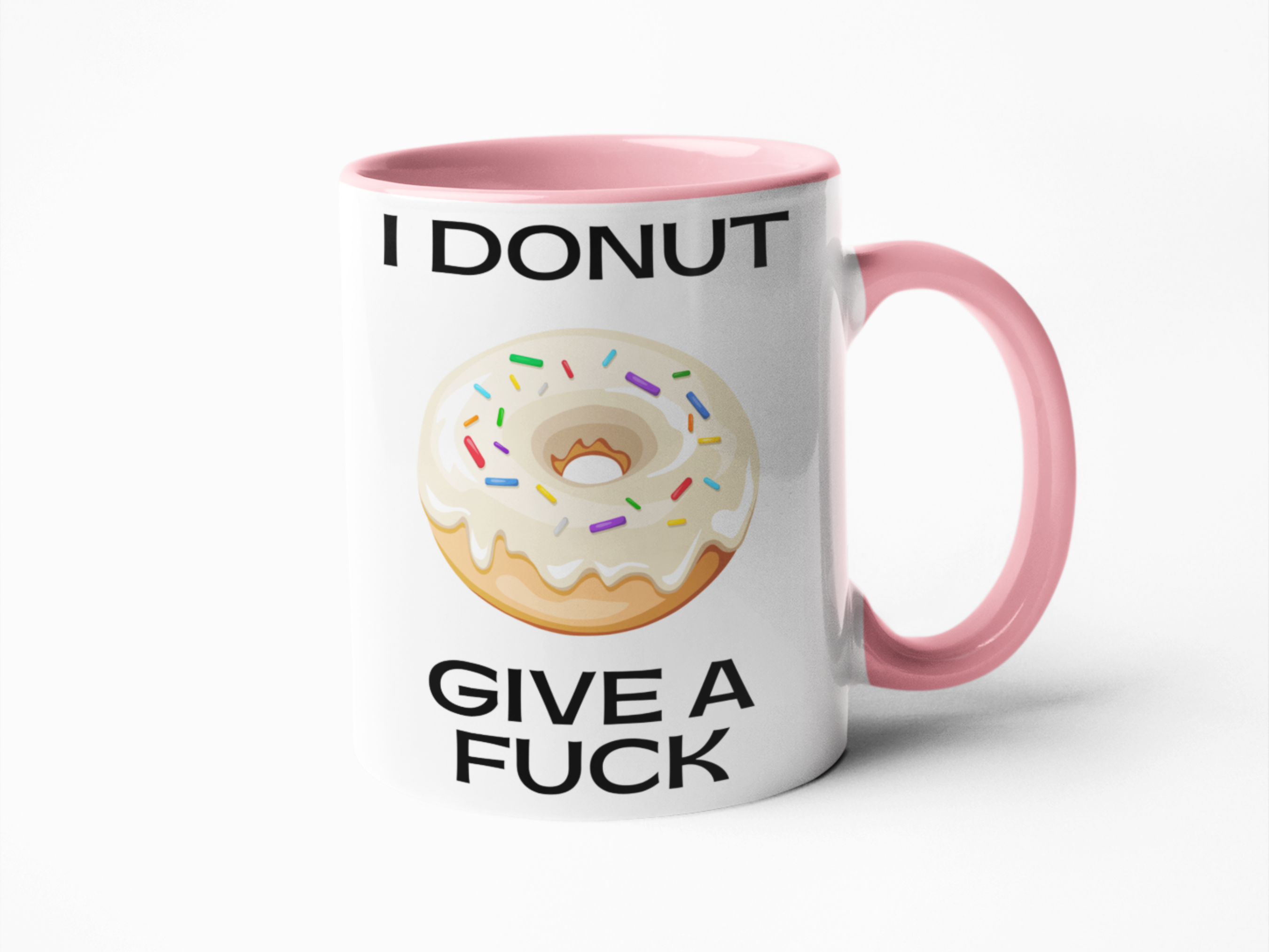 I donut give a fuck funny coffee mug