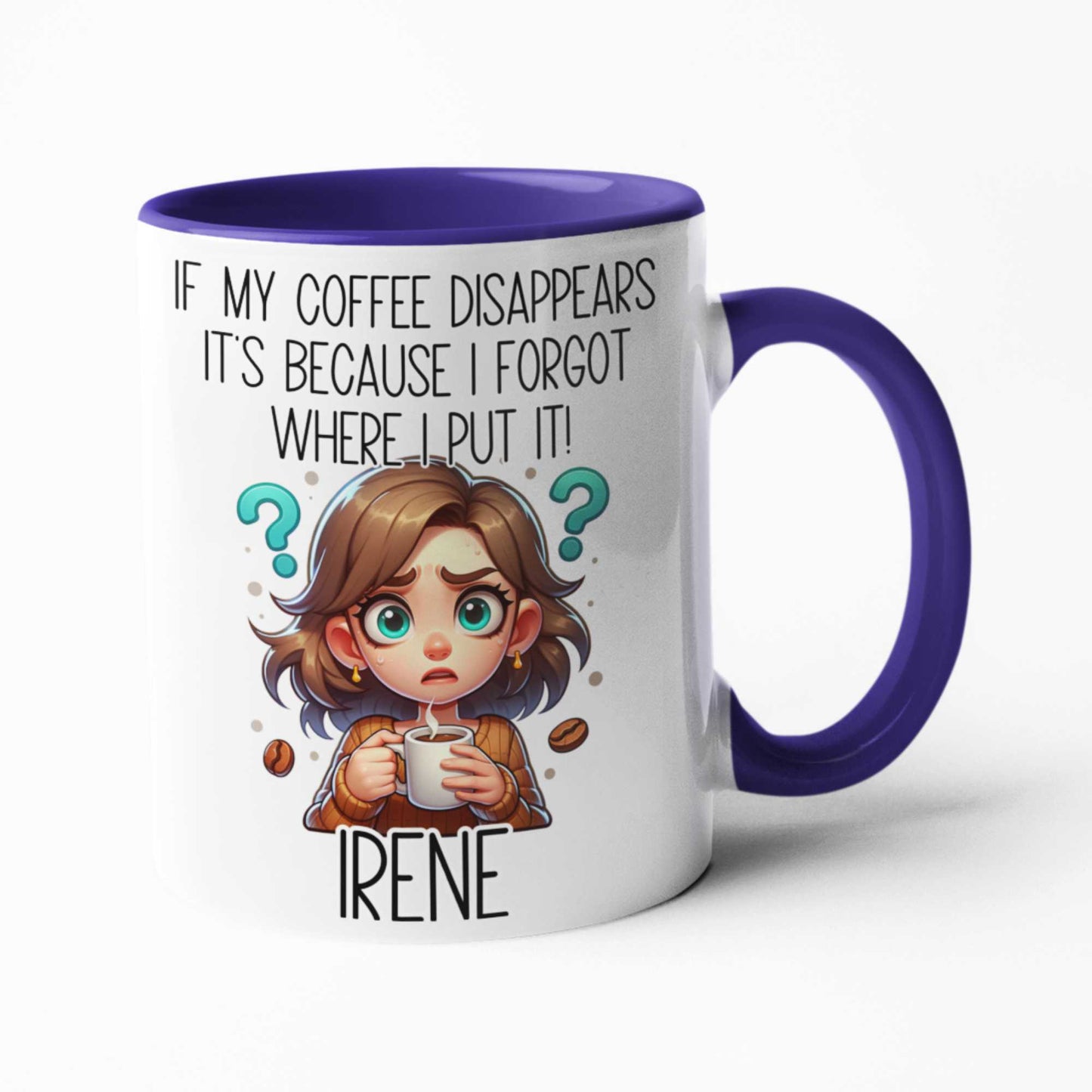 If My Coffee Disappears Personalised Mug – Memory Mug, Funny Birthday Gift, Personalised Christmas Present