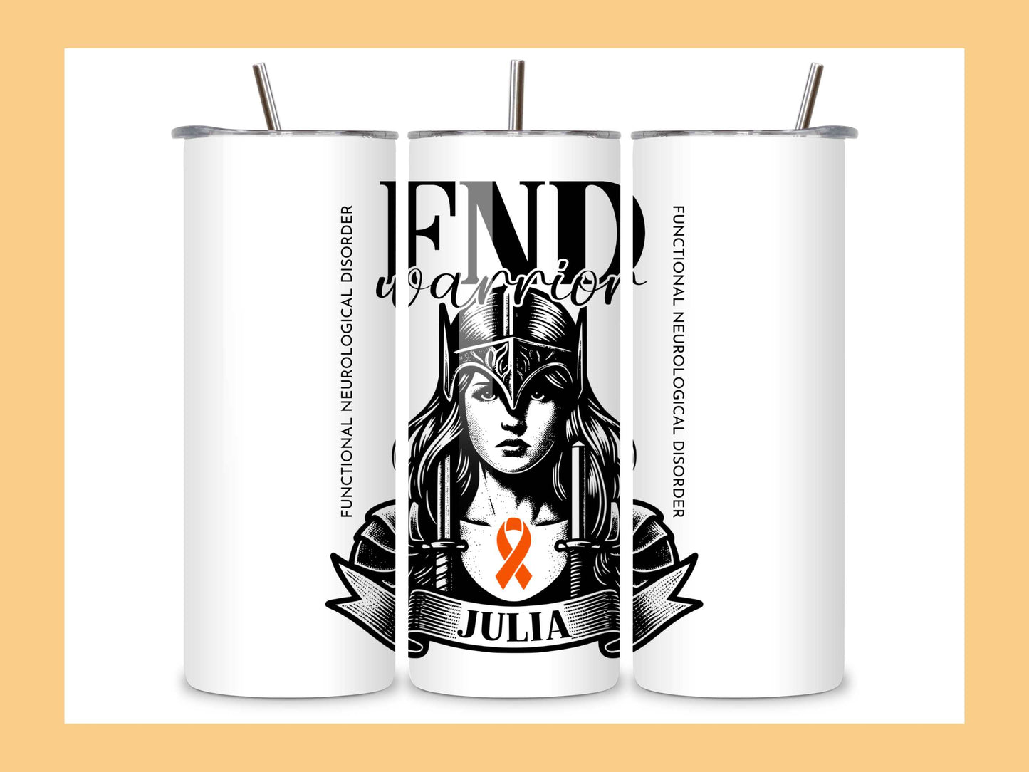 FND Warrior Personalised Mug - A Heartfelt Christmas, Mother's Day, Birthday Gift for Mum, Daughter, Sister, Nan, Auntie & Friends, Celebrating Strength and Awareness