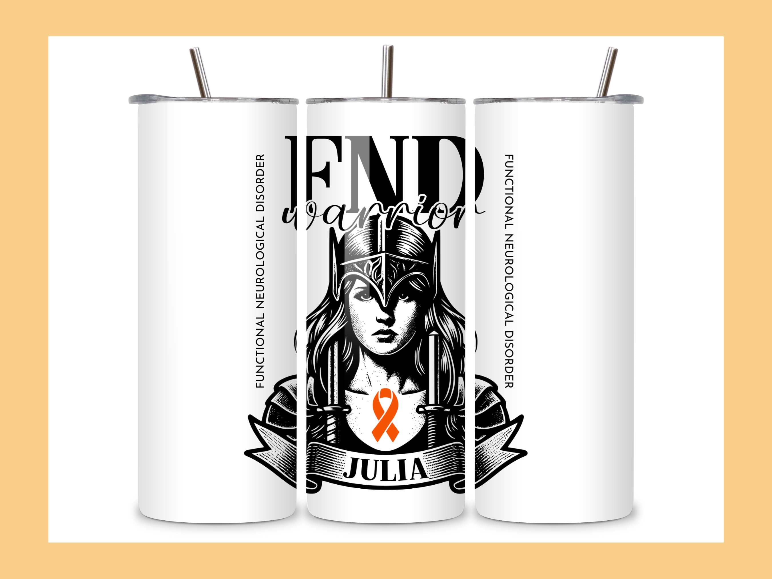 FND Warrior Personalised Mug - A Heartfelt Christmas, Mother's Day, Birthday Gift for Mum, Daughter, Sister, Nan, Auntie & Friends, Celebrating Strength and Awareness