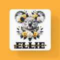 Koala Inspirational Personalised Mug or Tumbler 11oz/15oz Ceramic Mugs, 20oz Travel Tumbler, Colorful Coasters - "You're a Warrior" Collection
