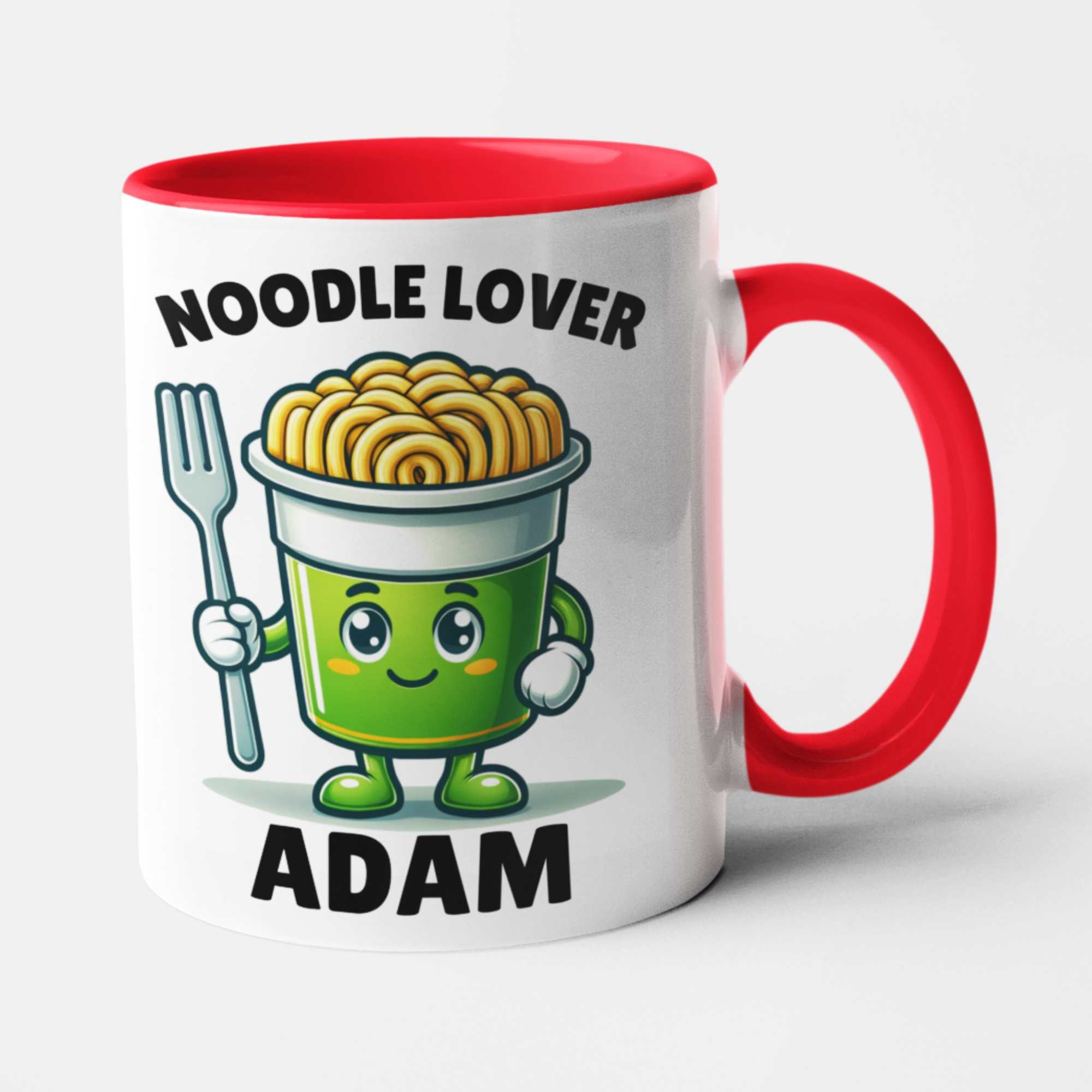 Noodle lover personalised coffee mug