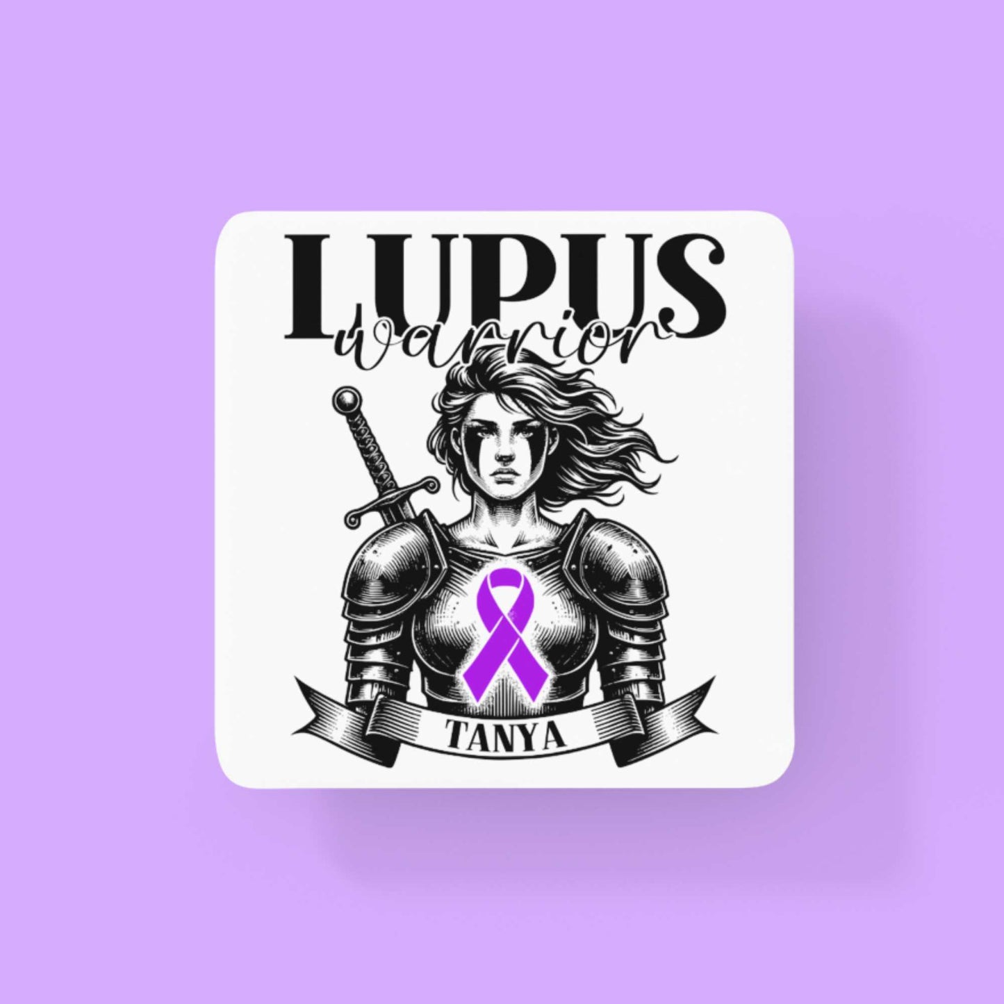 Lupus Warrior Personalised Mug - A Heartfelt Christmas, Mother's Day, Birthday Gift for Mum, Daughter, Sister, Nan, Auntie & Friends, Celebrating Strength and Awareness