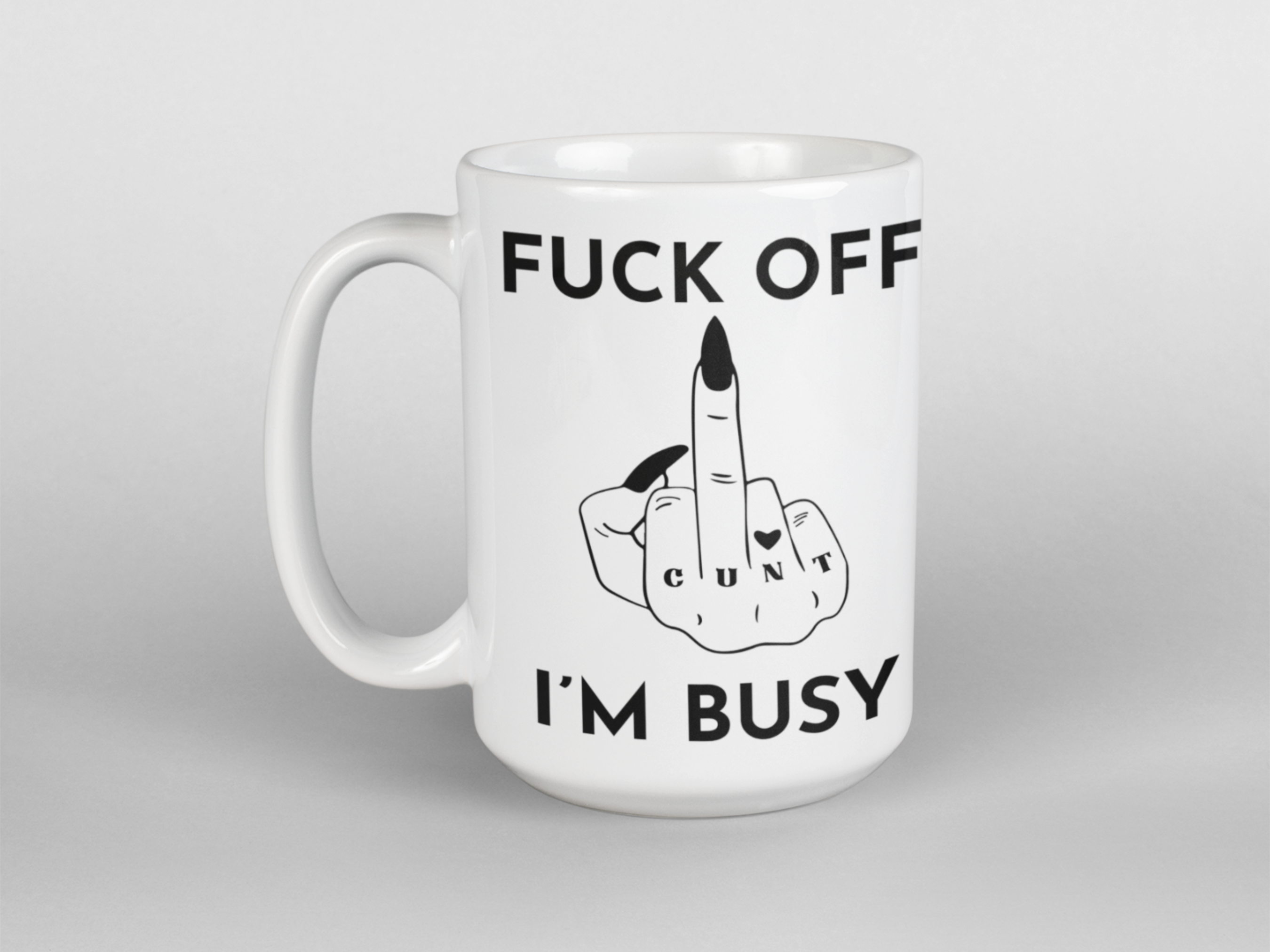 Fuck off I'm busy coffee mug