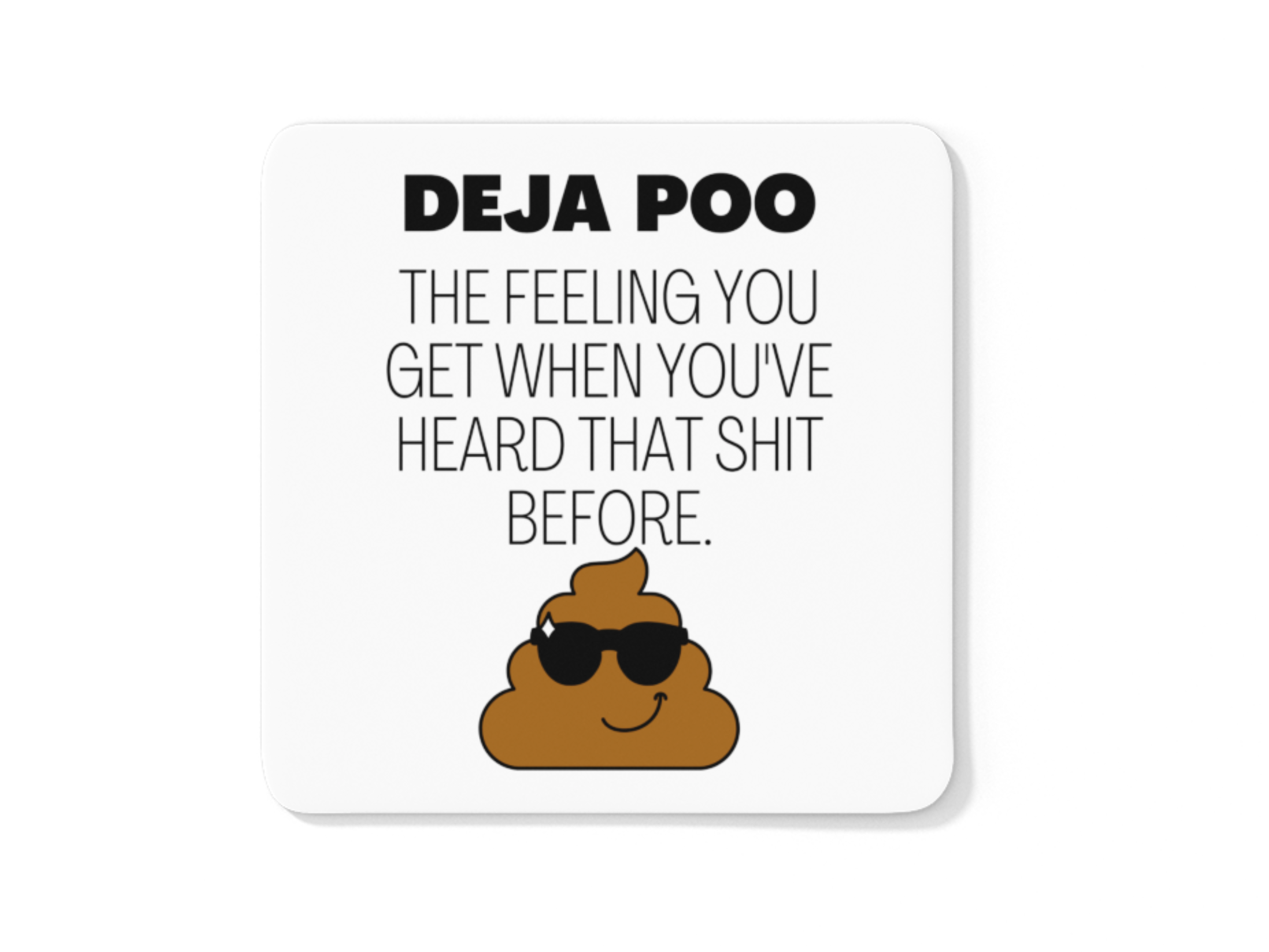 Deja poo funny coffee mug