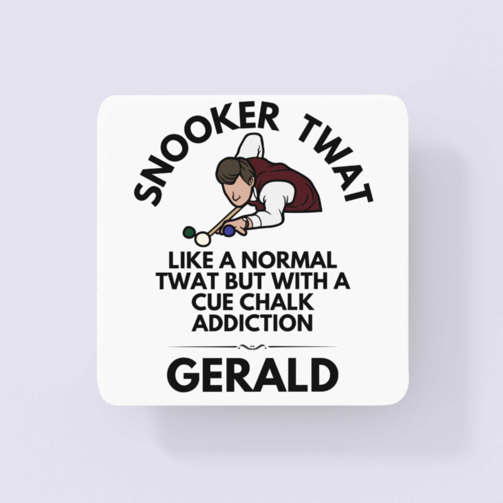 Snooker Twat Personalised Rude Funny Coffee Mug Gift for snooker players