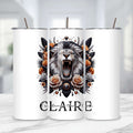 Personalised Roaring Lion Mugs & Tumblers: 11oz Black Inner, 15oz White, 20oz Insulated - Majestic Lion Drinkware for Coffee & Tea Lovers, Unique Gifts for All Occasions