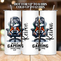Gaming Wolf Mug or Tumbler – Wolf Gamer XP Design – Perfect for Gamers, Birthdays, Milestone Celebrations & More
