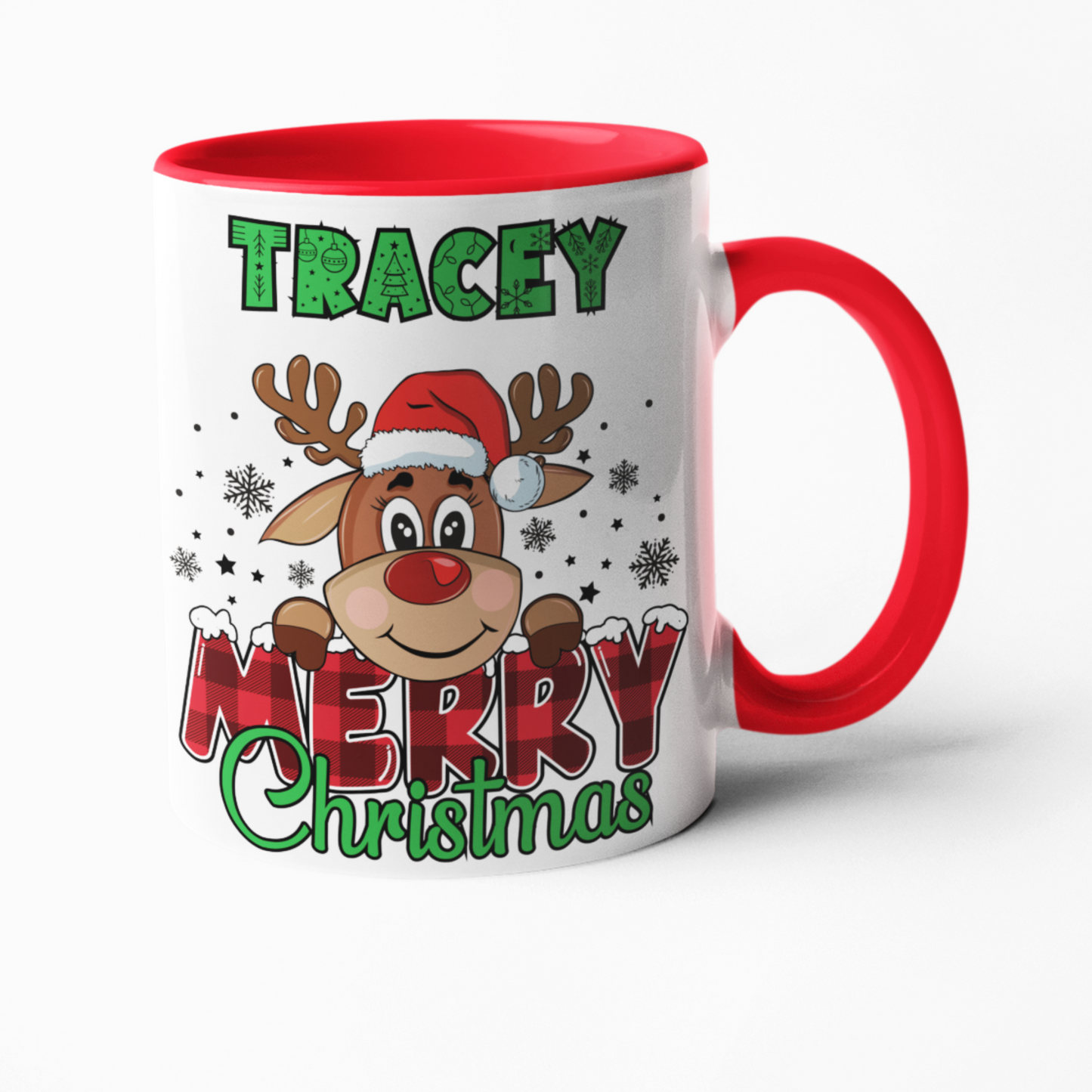 Reindeer Christmas mug