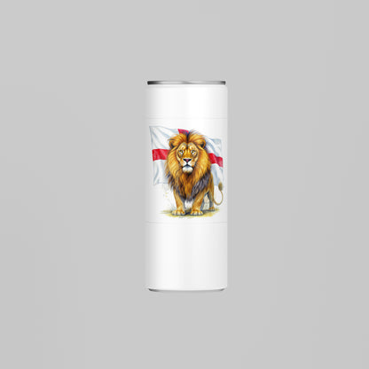 England Lion Mug or Tumbler | Raise the Colours | Hand Printed in the UK | St George's Cross Cup