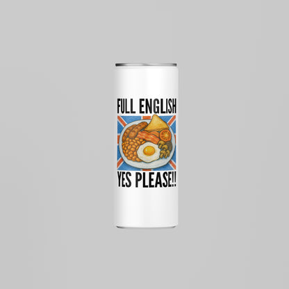 Funny British Breakfast Mug, Tumbler or Coaster – Ideal for Birthdays, Christmas, Foodies & Kitchen Gifts