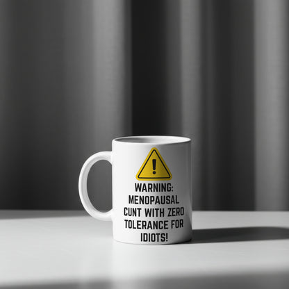 Funny Menopause Mug Rude Sweary Coffee Cup Gift for Women Friends Birthday Christmas