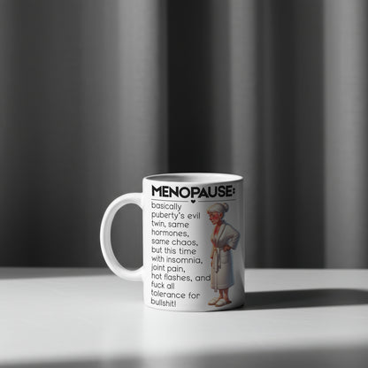 Funny menopause mug gift hot flash coffee cup Christmas present for her