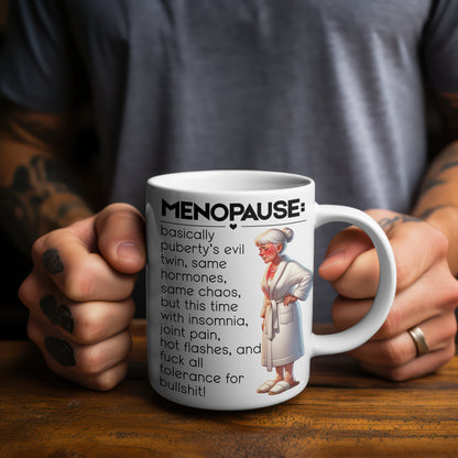 Funny menopause mug gift hot flash coffee cup Christmas present for her