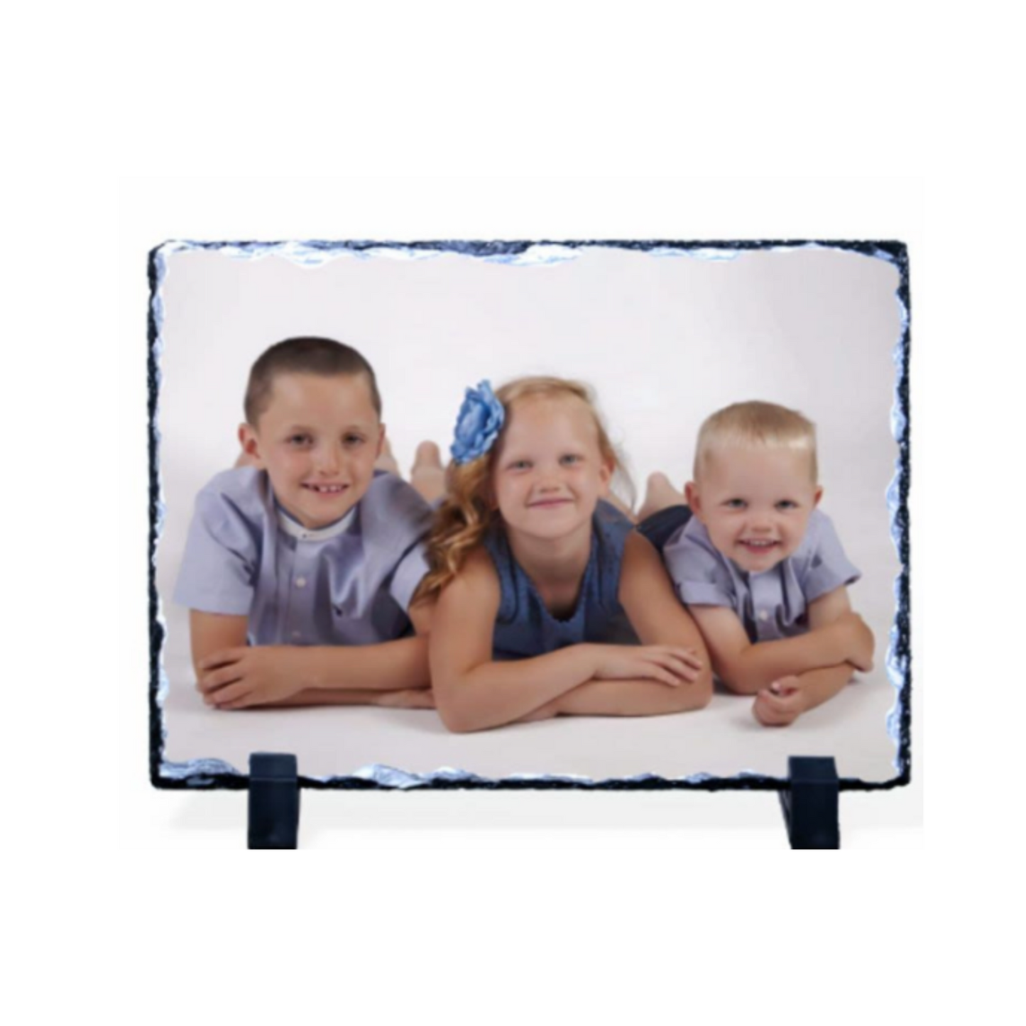 Personalised Photo Slate Rock with Text – Custom Gift for Mum, Dad, Sister, Brother | Birthday, Christmas, Memorial Keepsake