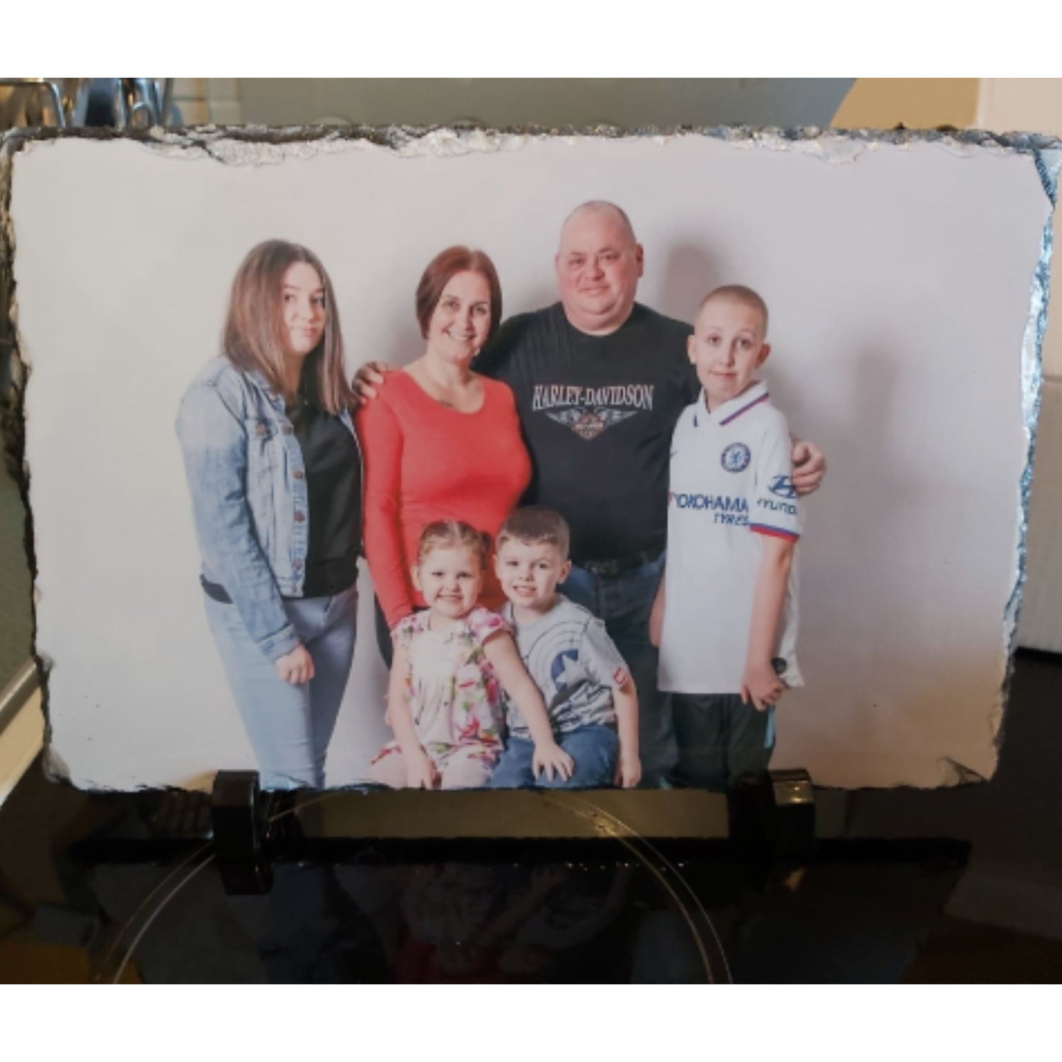 Personalised Photo Slate | Custom Picture Gift | Memorial Keepsake | Family Photo Plaque
