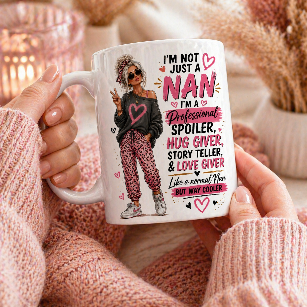 Not Just a Nan Cool Nan Mug Funny Nan Gift Birthday Gift for Nan