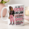 Sister In Law Mug Funny Sister In Law Gift Cheeky Gift for Her