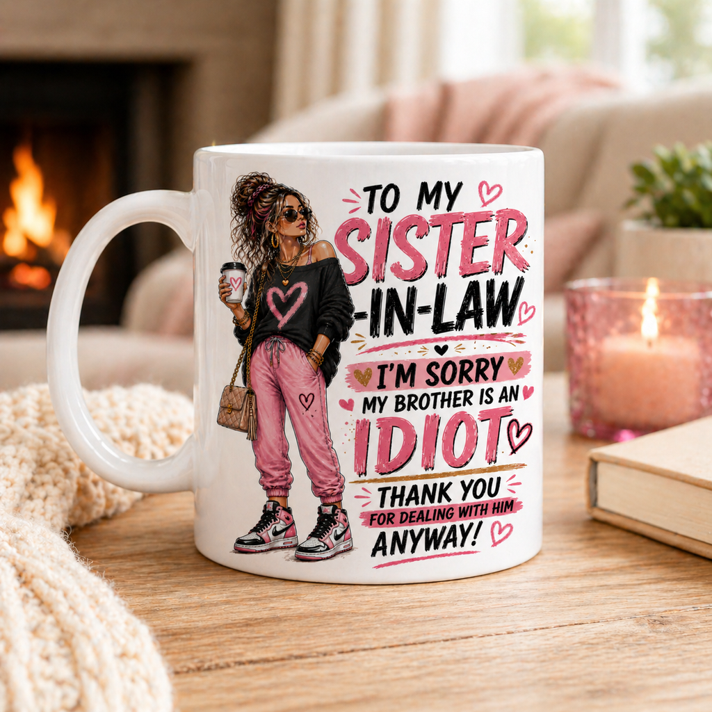 Sister In Law Mug Funny Sister In Law Gift Cheeky Gift for Her
