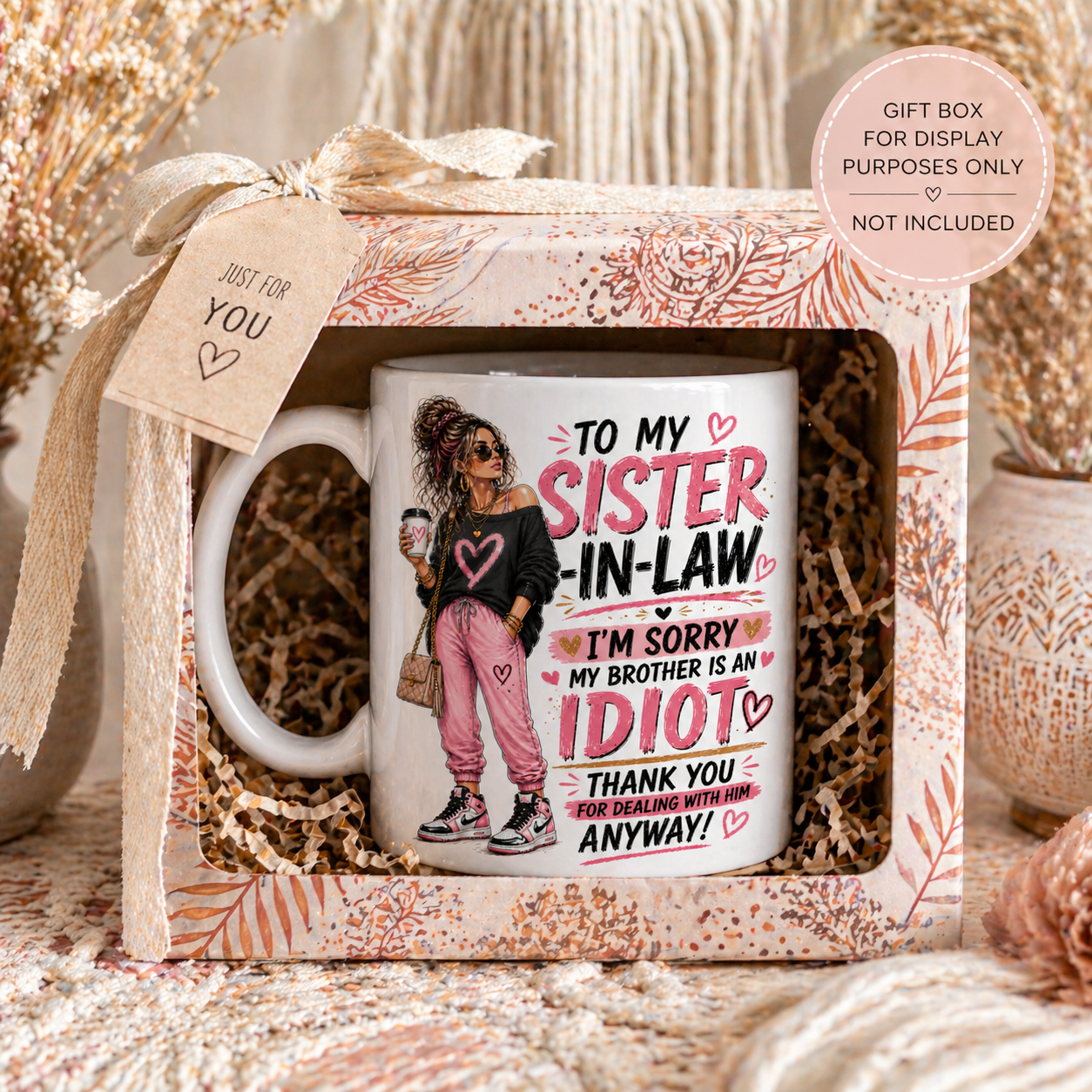 Sister In Law Mug Funny Sister In Law Gift Cheeky Gift for Her