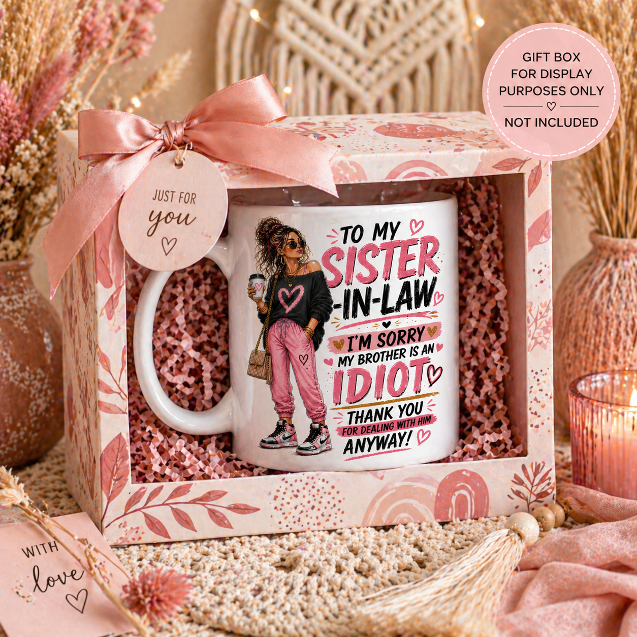 Sister In Law Mug Funny Sister In Law Gift Cheeky Gift for Her