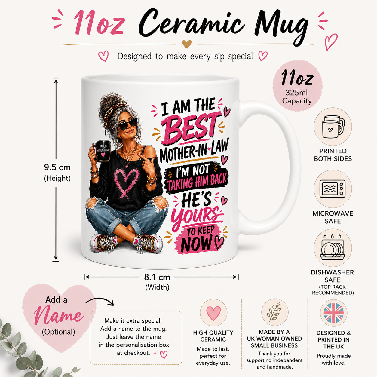 Best Mother In Law Mug Funny Mother In Law Gift Cheeky Gift for Her