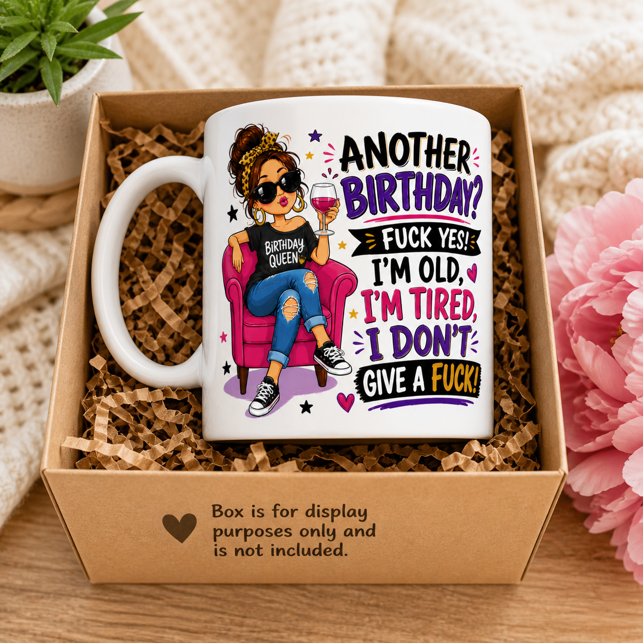 Another Birthday? F*ck Yes Mug | Funny Rude Birthday Mug for Her