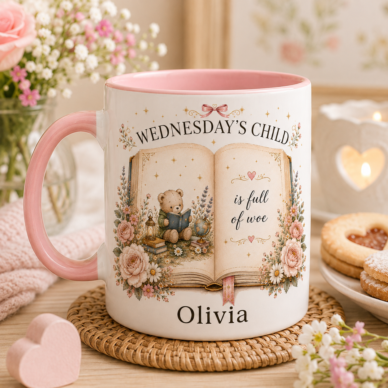 Personalised Days Of The Week Child Mug – Nursery Rhyme Kids Mug