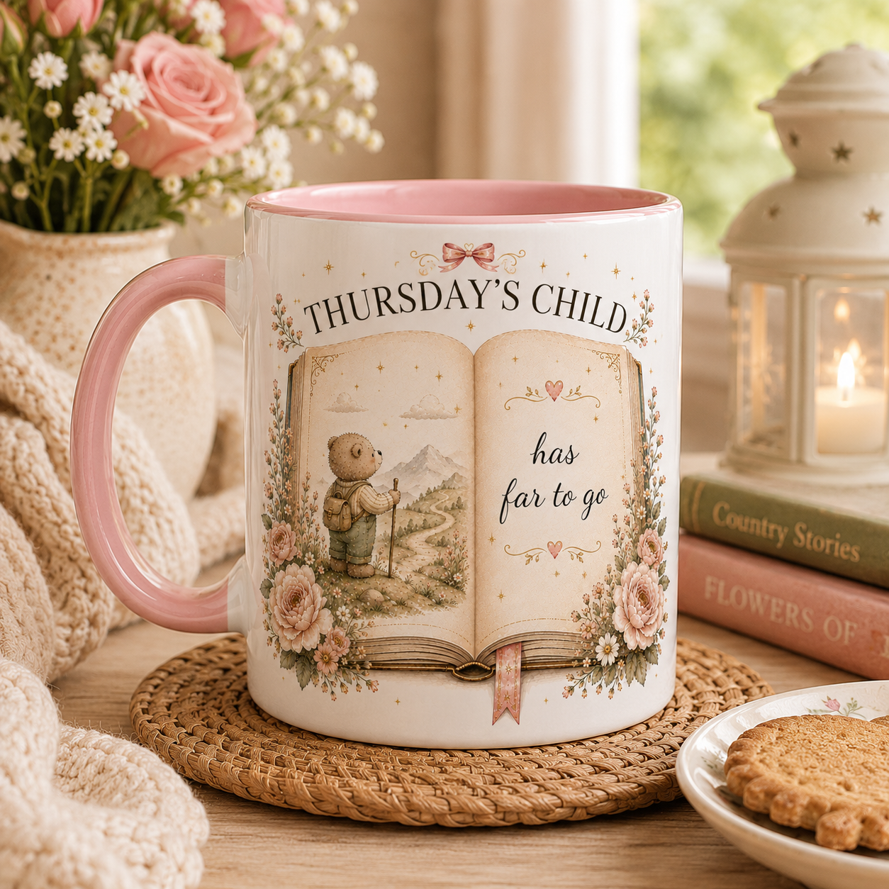 Personalised Days Of The Week Child Mug – Nursery Rhyme Kids Mug