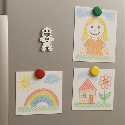 Gingerbread Man Bottle Opener Fridge Magnet – Christmas Stocking Filler Gift UK