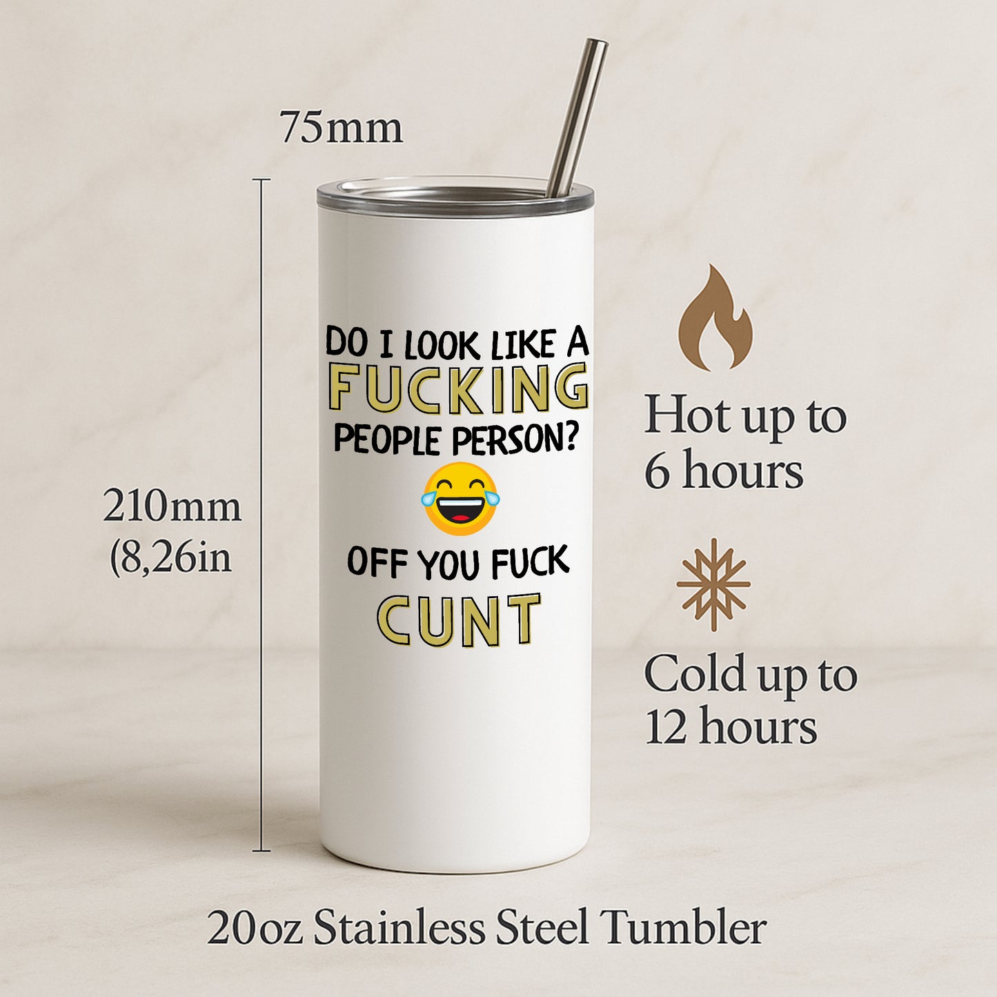 Do I look like a fucking people person off you fuck cunt funny rude coffee mug
