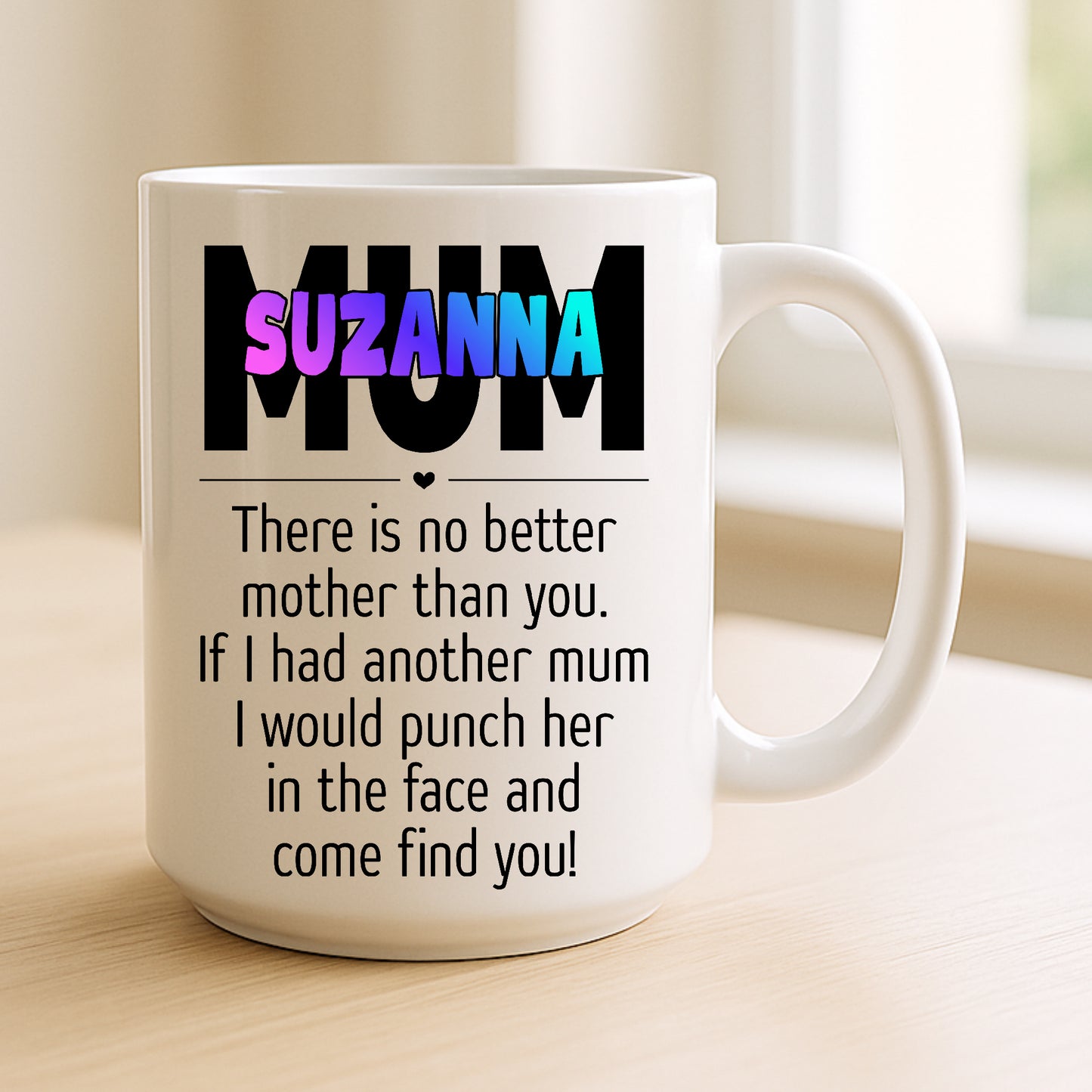 Personalised Mum Mug Any Name Gift Mothers Day Birthday Christmas Present
