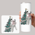 Skull Christmas Mug Sorta Merry Sorta Scary Alternative Gifts for Her Mum Nan Sister Aunt Best Friend Stocking filler Xmas gift set