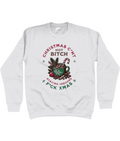 Christmas C*nt Hot Bitch Sweatshirt - Funny Rude Xmas Jumper for Anti-Christmas Vibes | Winter Loungewear