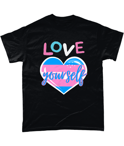 Love yourself trans pride LGBTQIA T-shirt