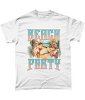 Vibrant Beach Party Tee - Celebrate Summer Vibes, 100% Cotton, S-5XL Heavy Cotton T-Shirt trans beach party (1)