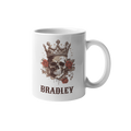 Skull and roses King personalised 20oz tumbler
