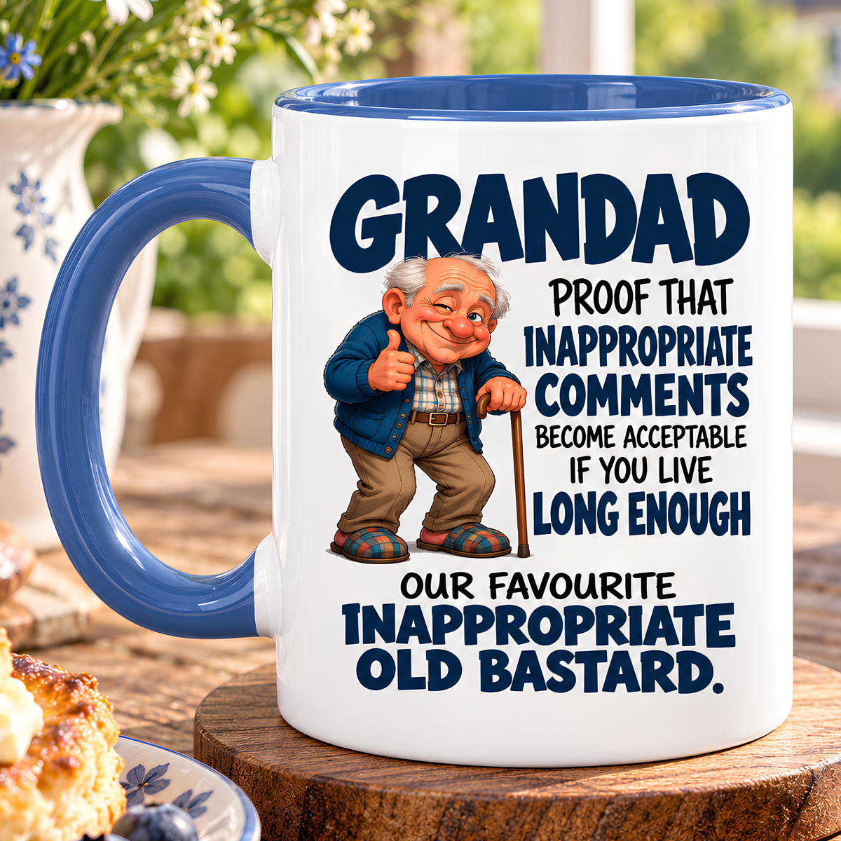 Funny Grandad Mug – Rude Inappropriate Grandad Gift