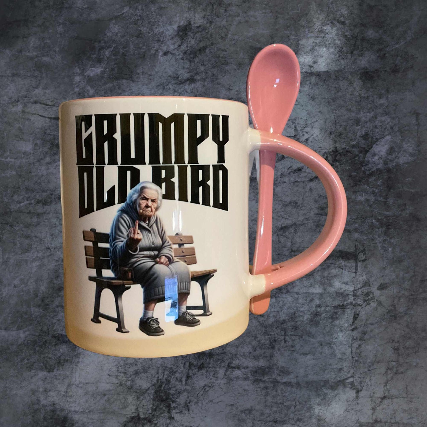 Grumpy Old Bird Funny Rude Mug for women