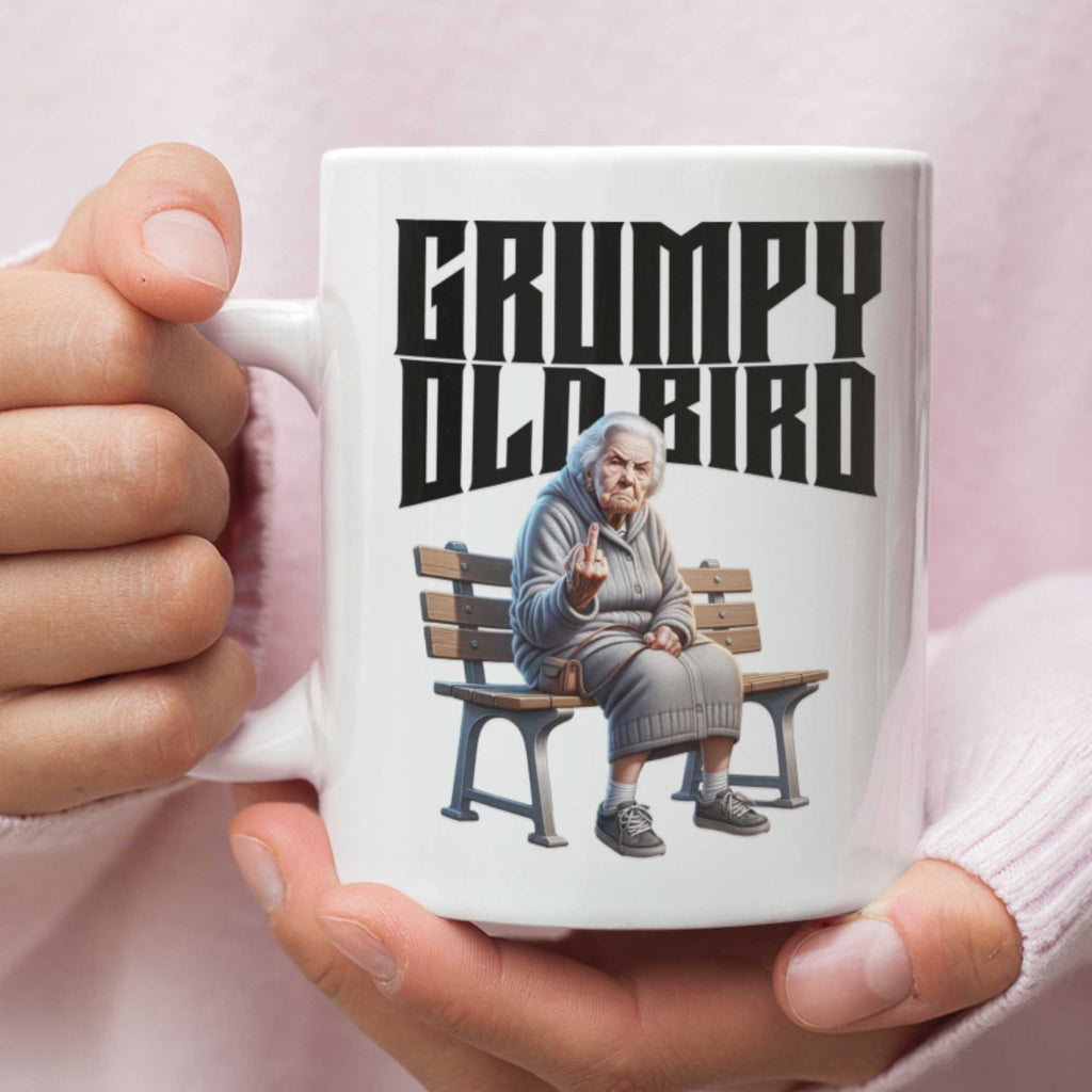 Grumpy Old Bird Funny Rude Mug for women