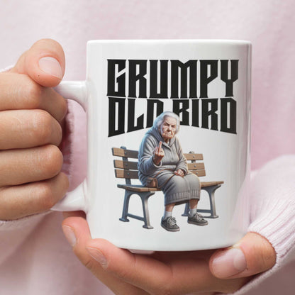 Grumpy Old Bird Funny Rude Mug for women