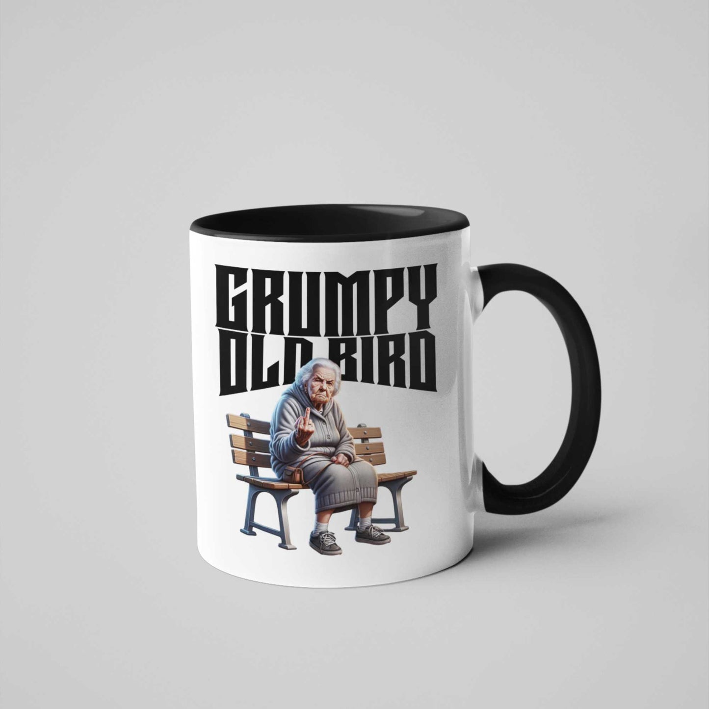 Grumpy Old Bird Funny Rude Mug for women