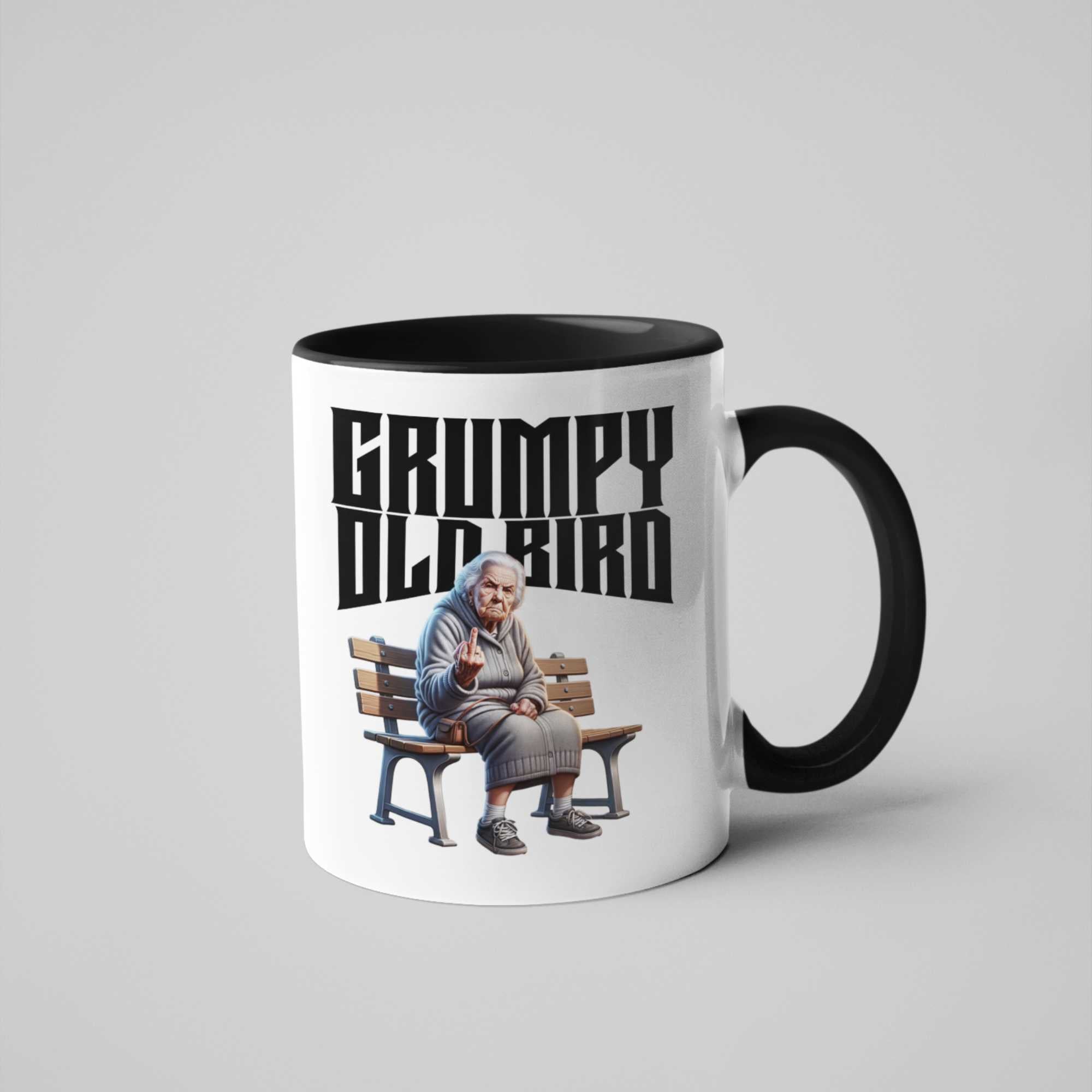 Grumpy Old Bird Funny Rude Mug for women