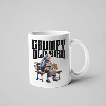 Grumpy Old Bird Funny Rude Mug for women