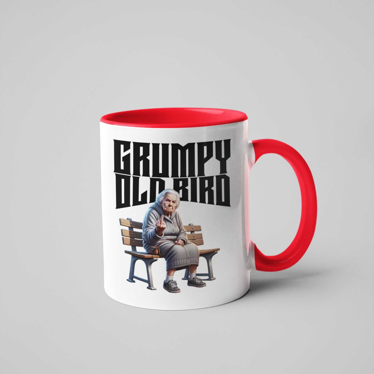 Grumpy Old Bird Funny Rude Mug for women