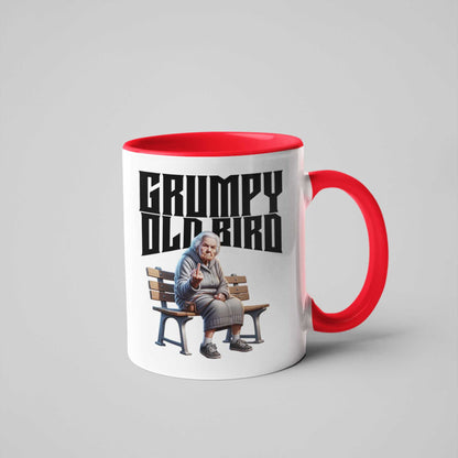 Grumpy Old Bird Funny Rude Mug for women