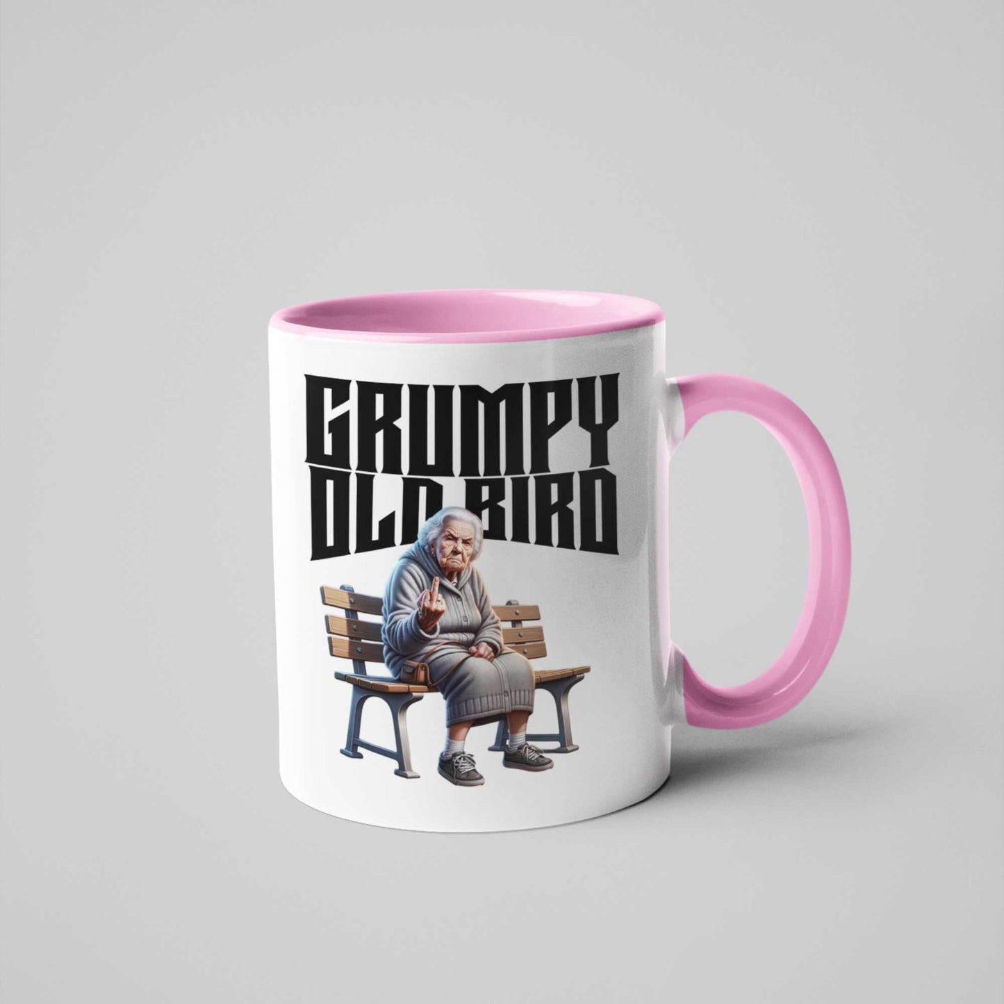 Grumpy Old Bird Funny Rude Mug for women