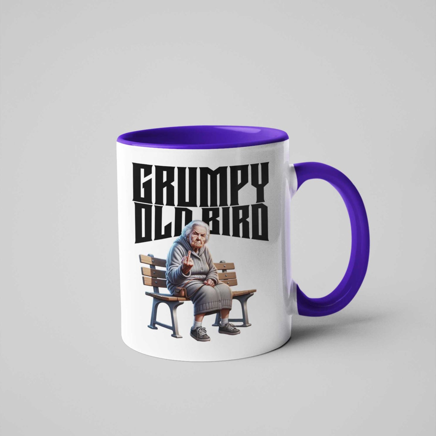 Grumpy Old Bird Funny Rude Mug for women